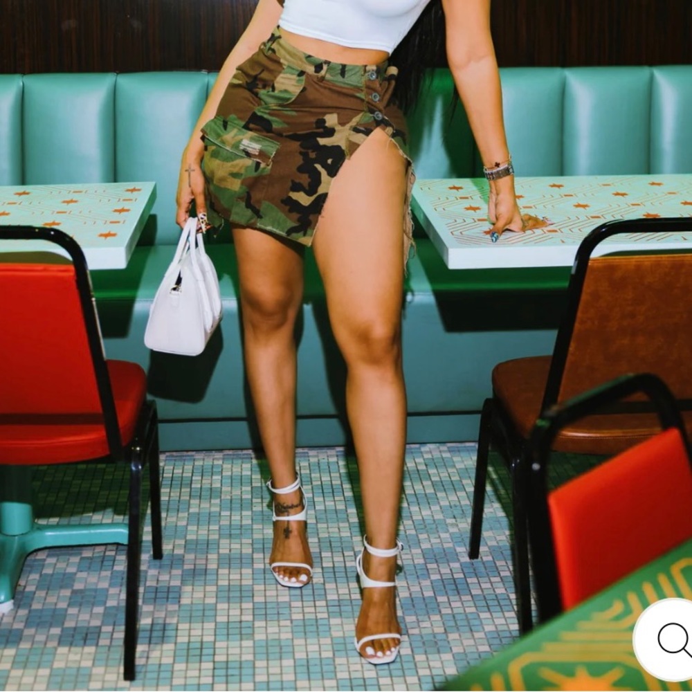 Army Fatigue mini skirt
